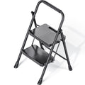 Folding 2 Step Ladder with Anti-Slip Pedals F7314