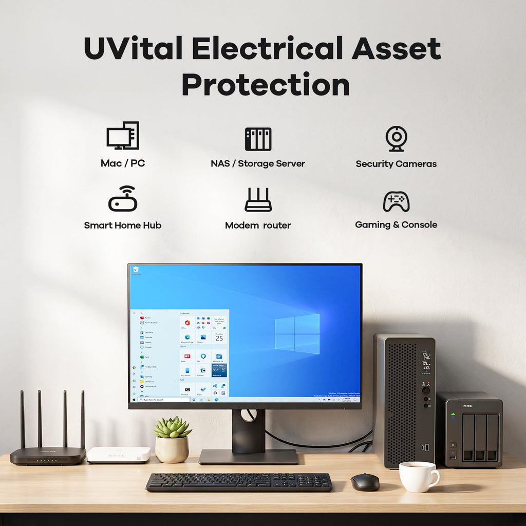1500VA/1000W LiFePO4 UPS Battery Backup R3715