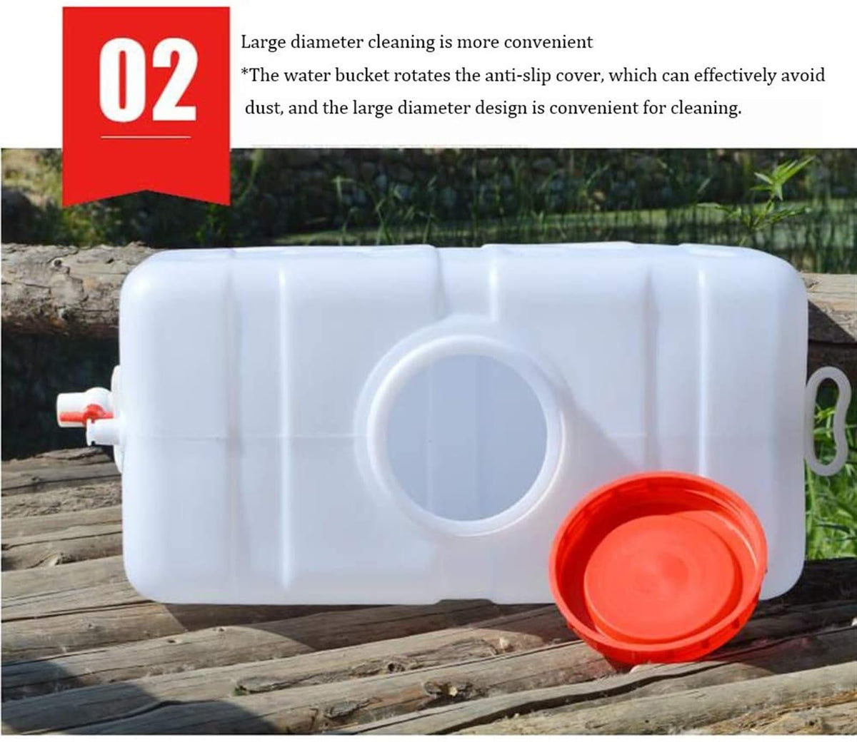 Camping Water Storage Bucket with Faucet I7076