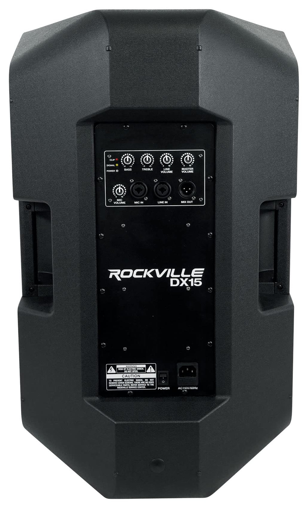 15" Active Powered Speaker with 2-Channel Mixer, 2-Pack S95682