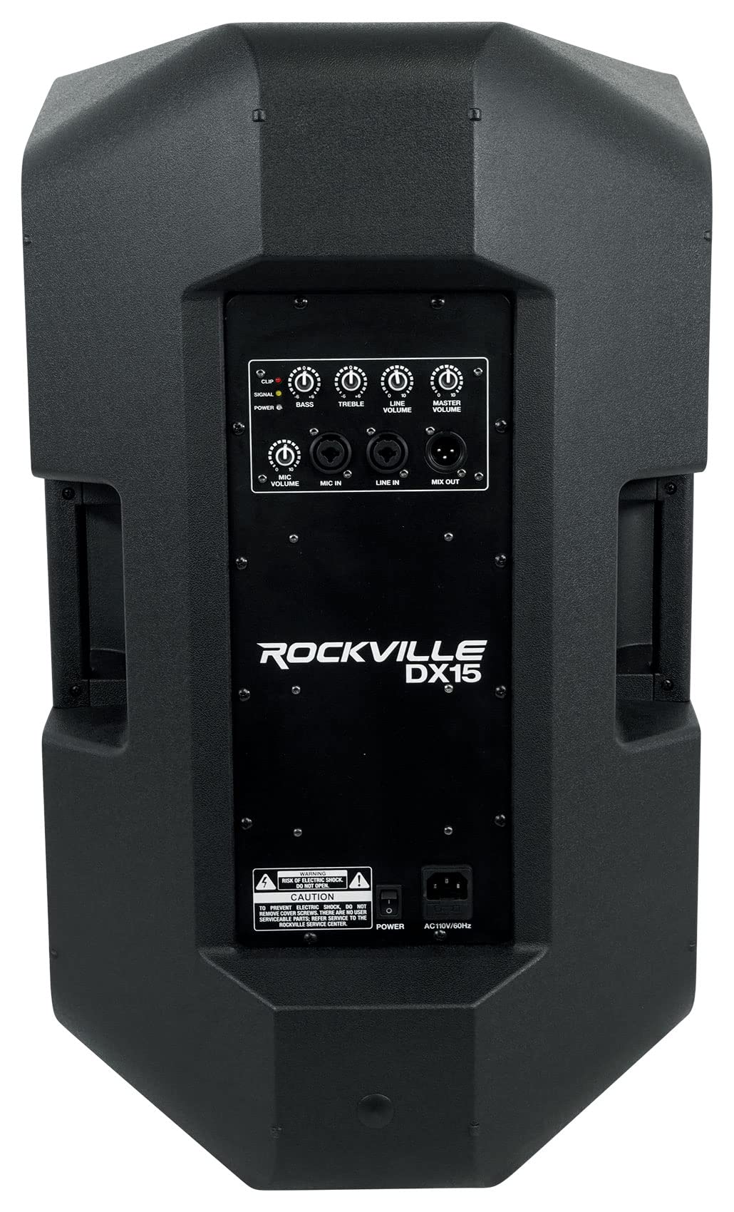 15" Active Powered Speaker with 2-Channel Mixer, 2-Pack S95682