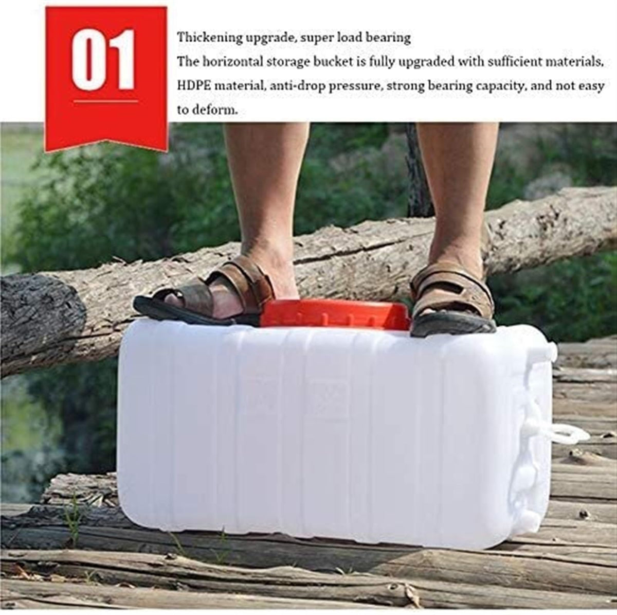 Camping Water Storage Bucket with Faucet I7076