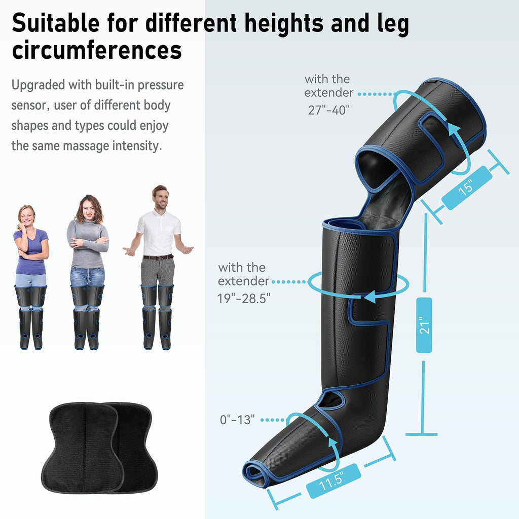 Leg Massager with Heat and Compression D866