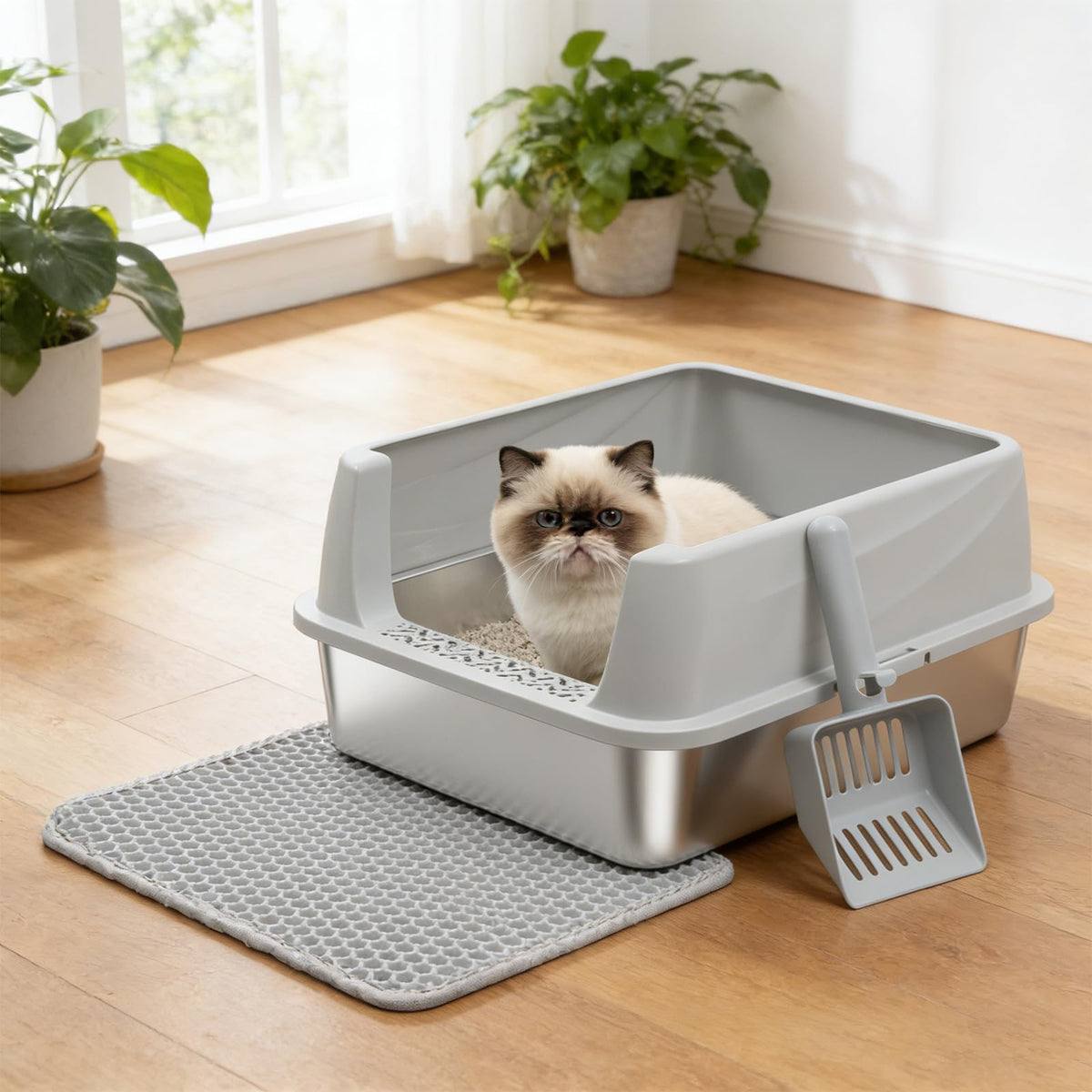 Stainless Steel Small Litter Box C939