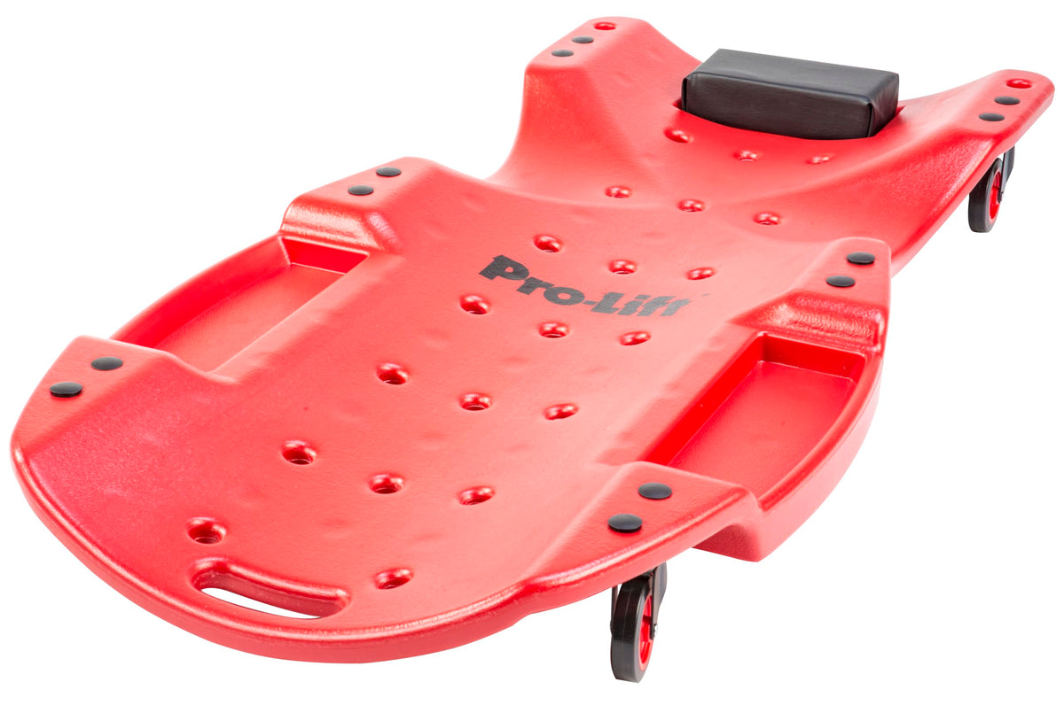 48 Inch Plastic Mechanic Creeper with Padded Headrest J816631