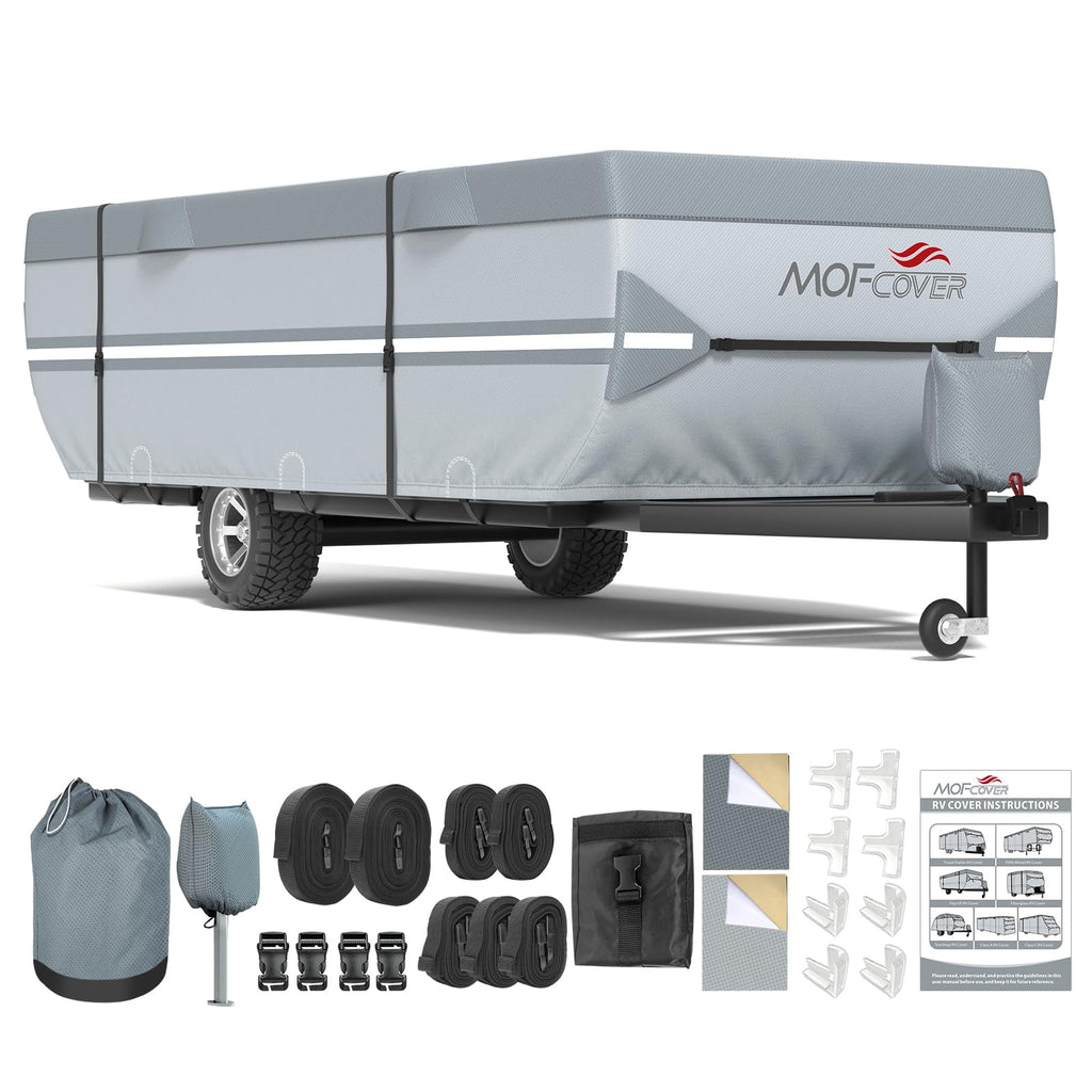 9 Layers Rip-Stop 14-16ft Pop Up Camper Cover J96130