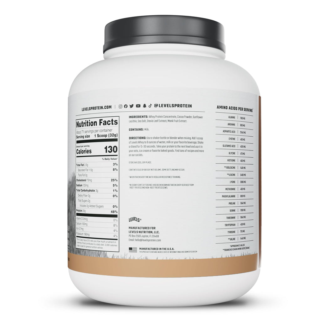 Whey Protein Powder Pure Chocolate 5LB K5857