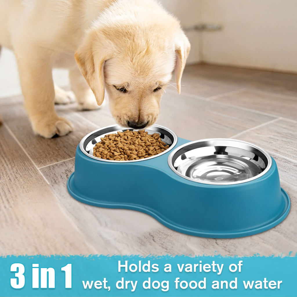 Stainless Steel Non-Slip Dog Bowls V952547