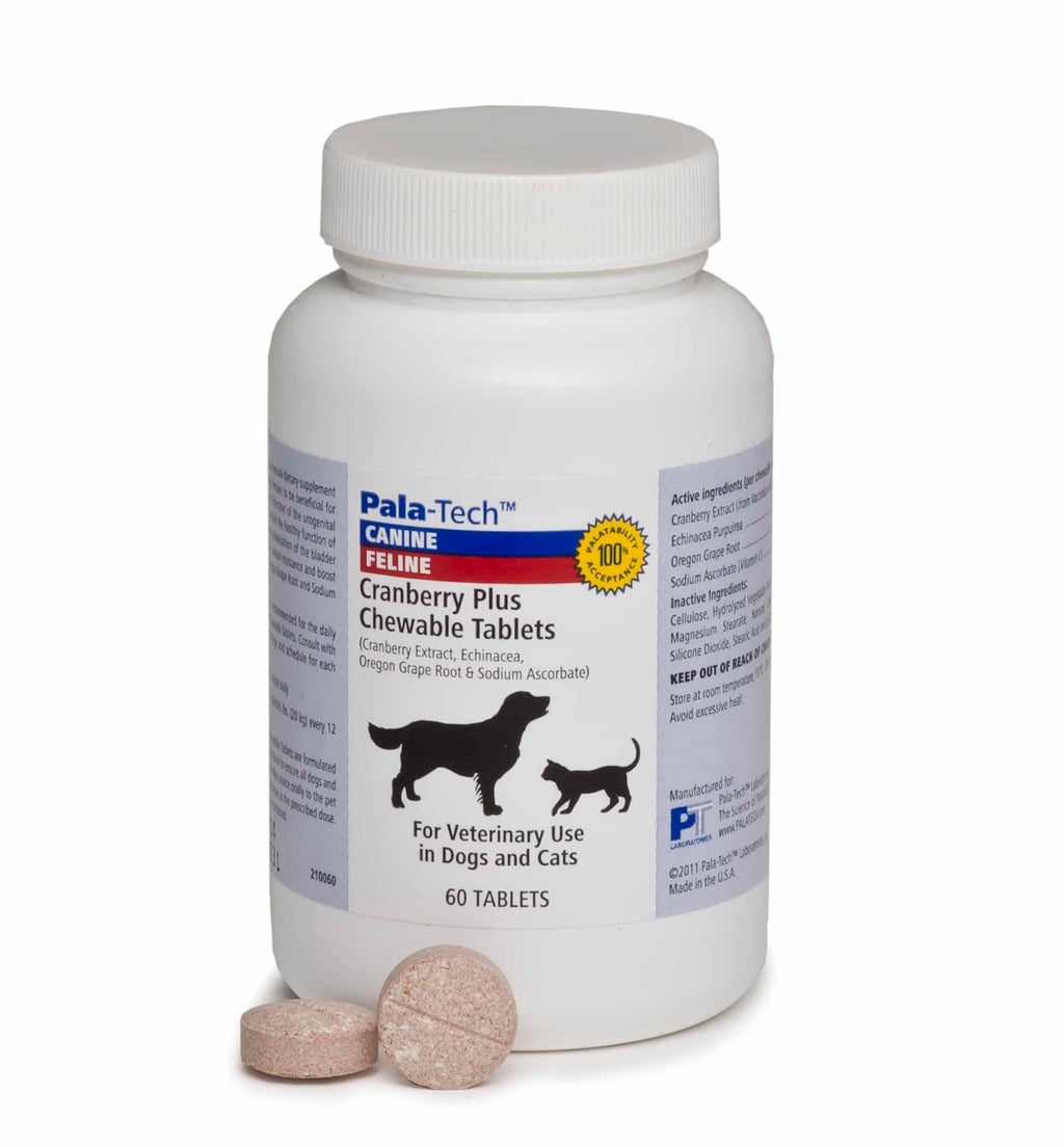 Cranberry Supplement for Dogs & Cats 60 Chewable Tablets N5032