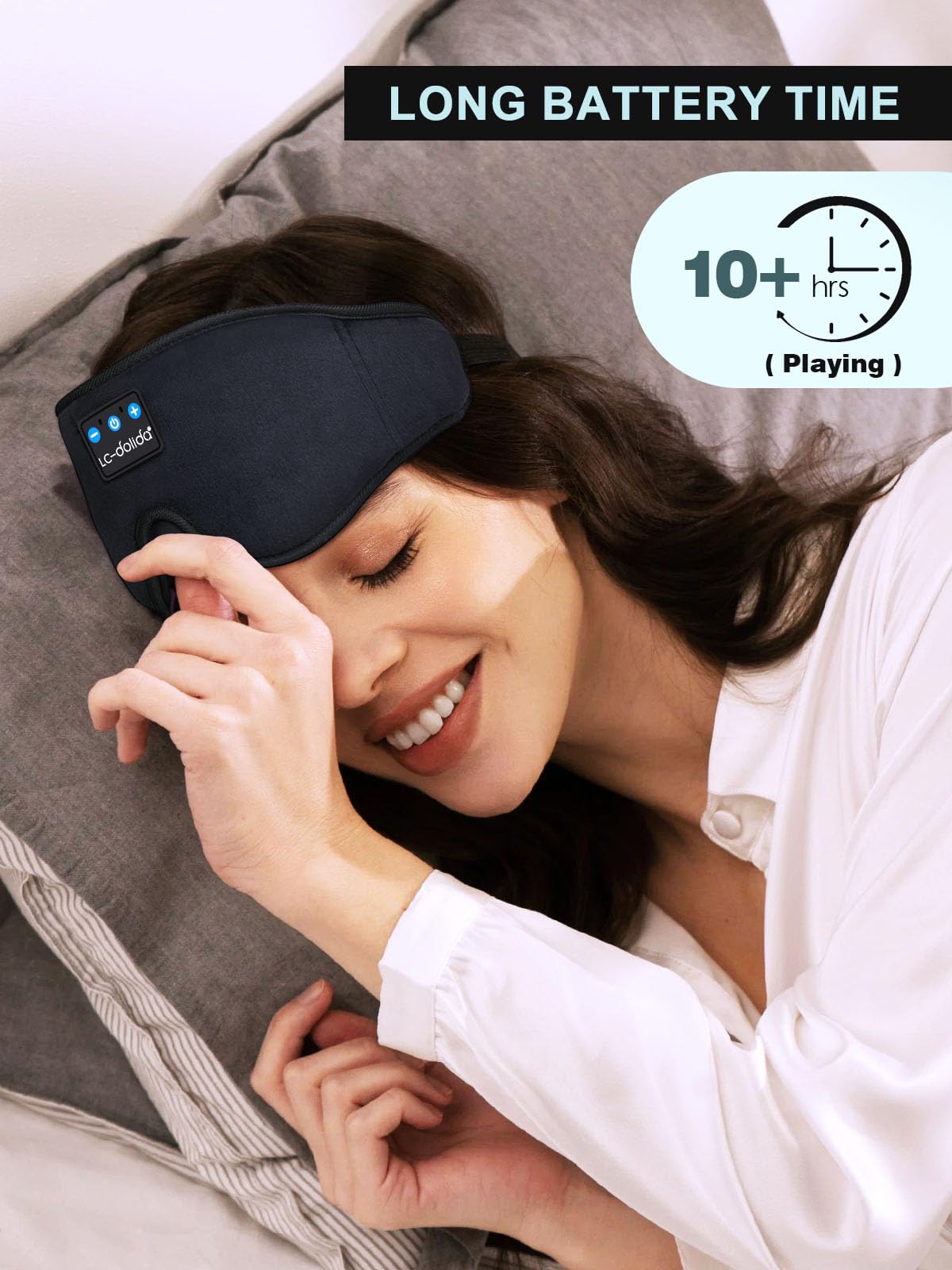 Sleep Mask Bluetooth Wireless Music Eye Mask D7018
