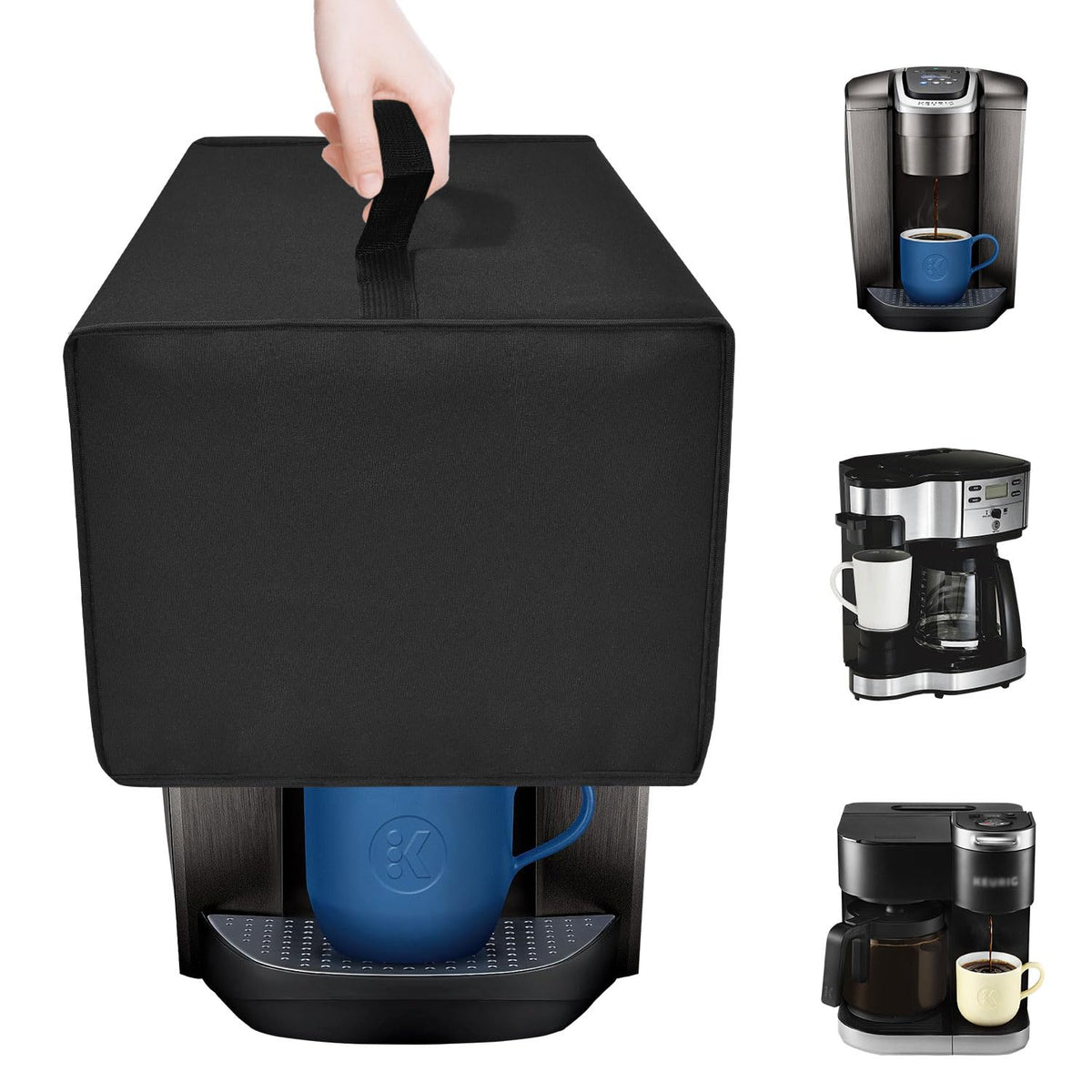 Black Coffee Maker Cover E38350