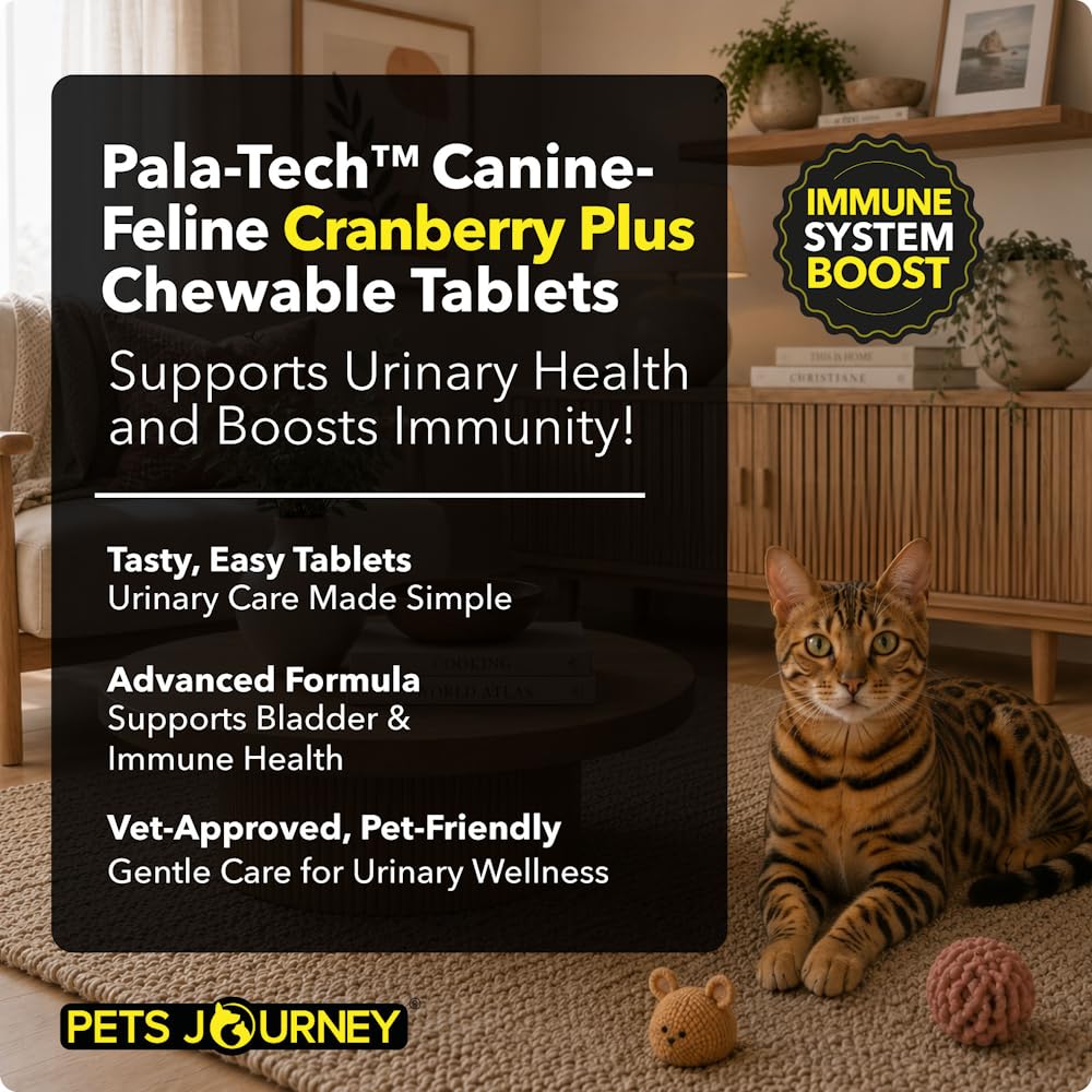 Cranberry Supplement for Dogs & Cats 60 Chewable Tablets N5032