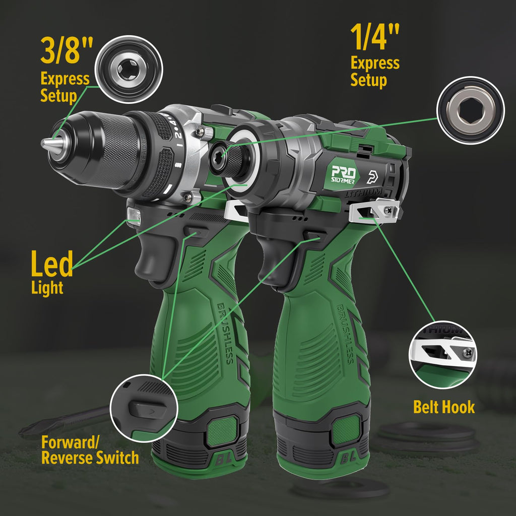 Cordless Drill & Impact Driver Set K796