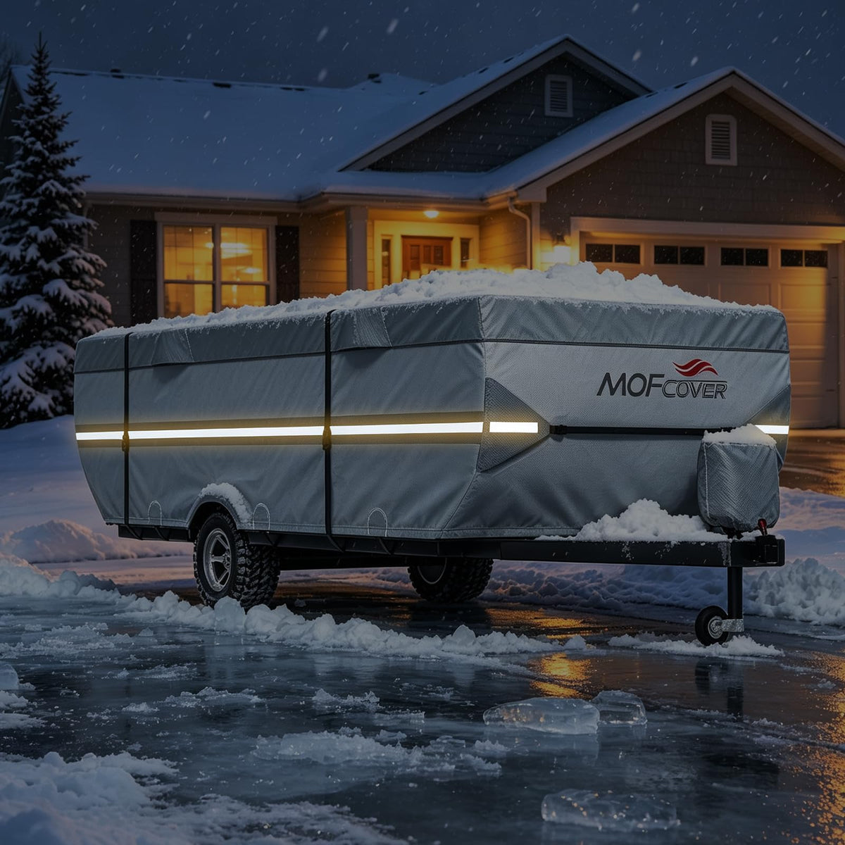 9 Layers Rip-Stop 14-16ft Pop Up Camper Cover J96130