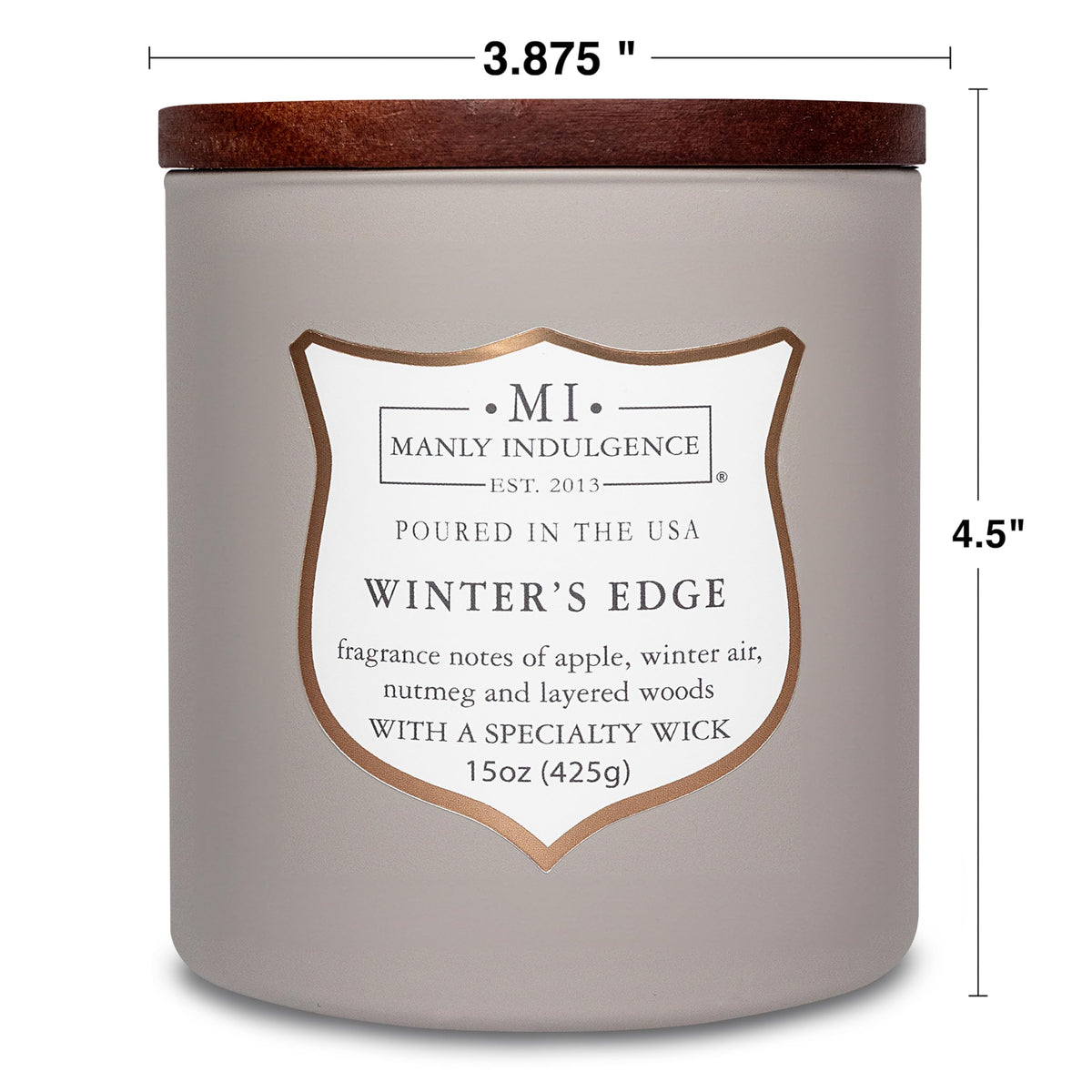 15 oz Wooden Wick Soy Blend Scented Candle J9365