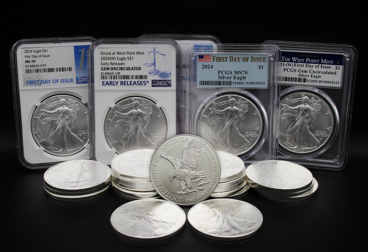 1 oz American Silver Eagle Coin MS-70 Q3637