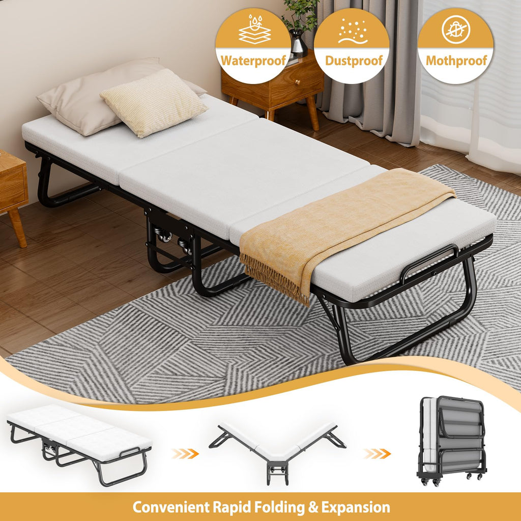 Folding Bed on Wheels W608