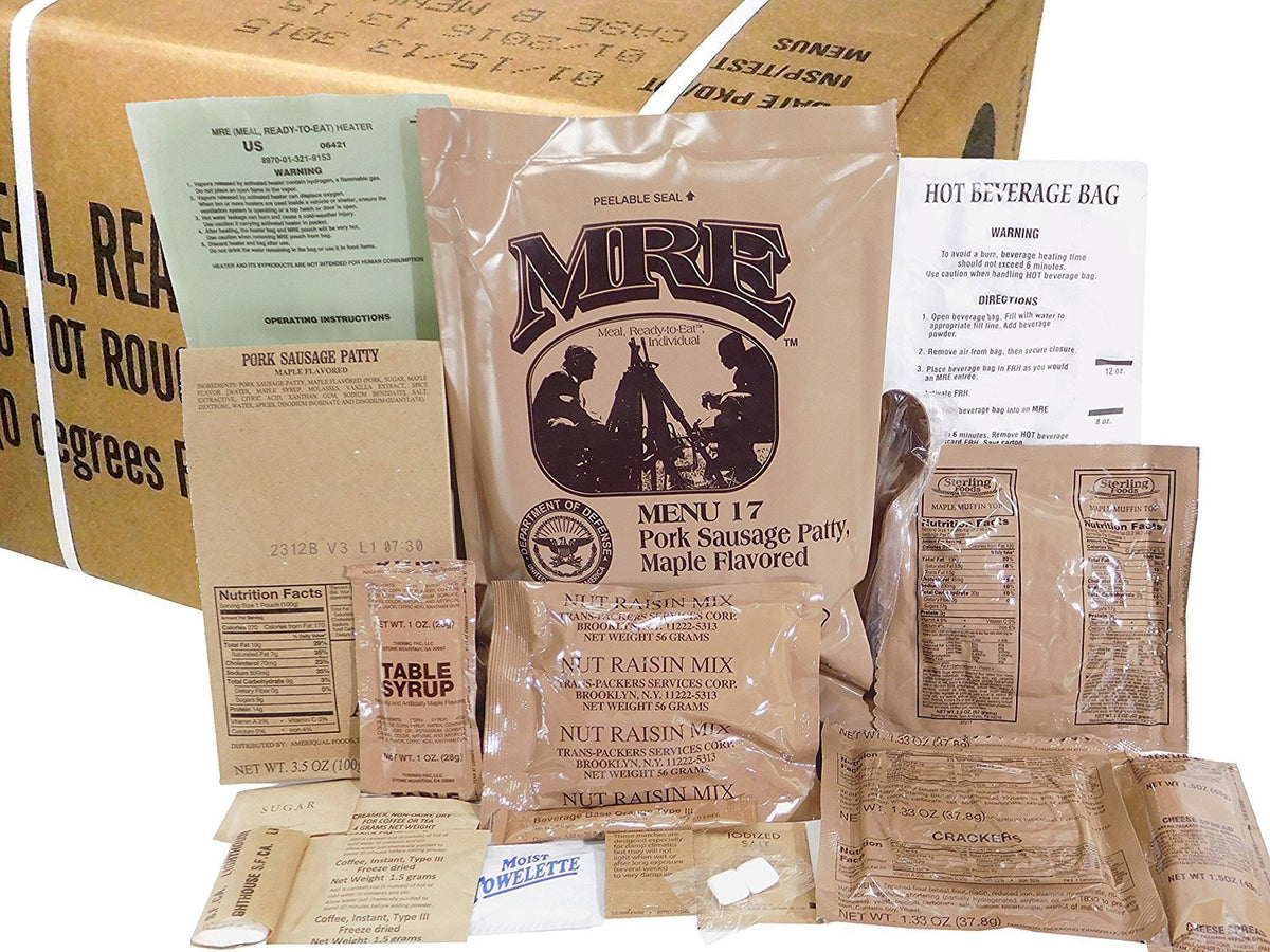 12 Meals Military Surplus Meal Ready to Eat K898