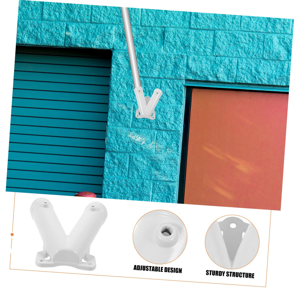 Flag Pole and Holder Wall Mount Rack H61097
