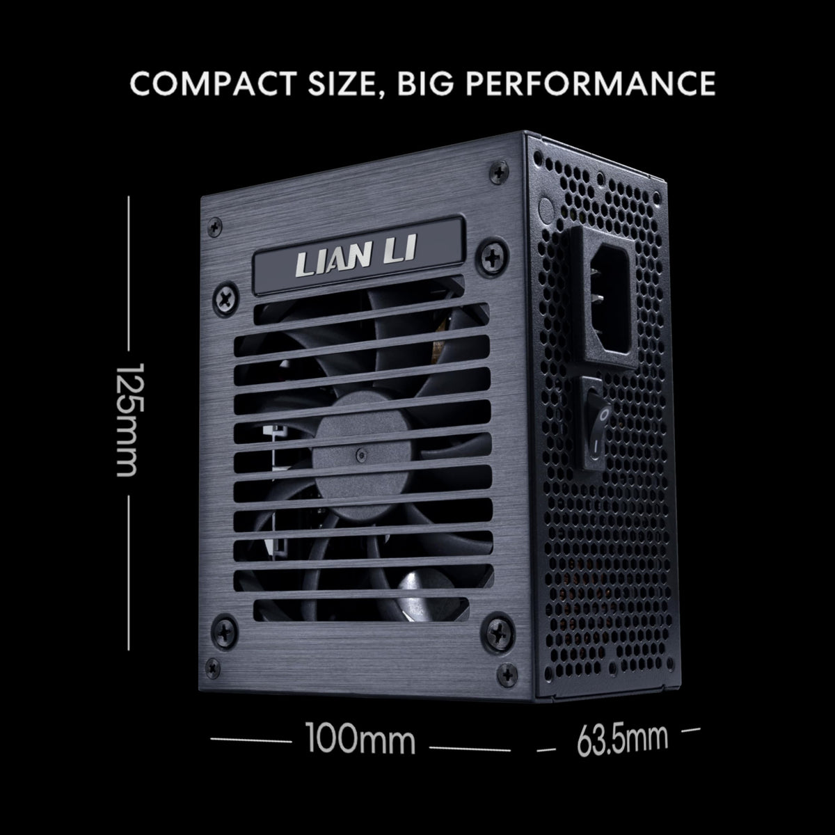 750W SFX 80 Plus Gold Black Power Supply Q261845