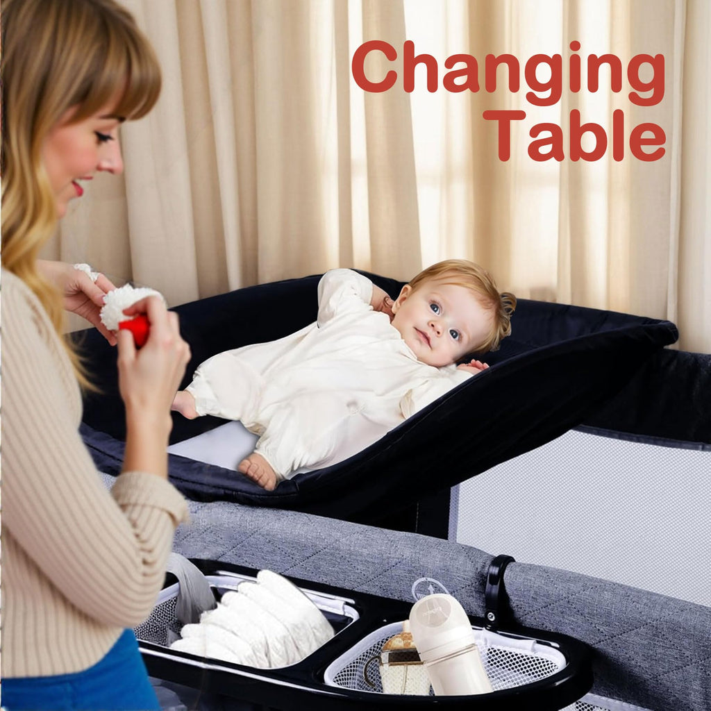 4 in 1 Portable Playard Baby Bassinet Q62628