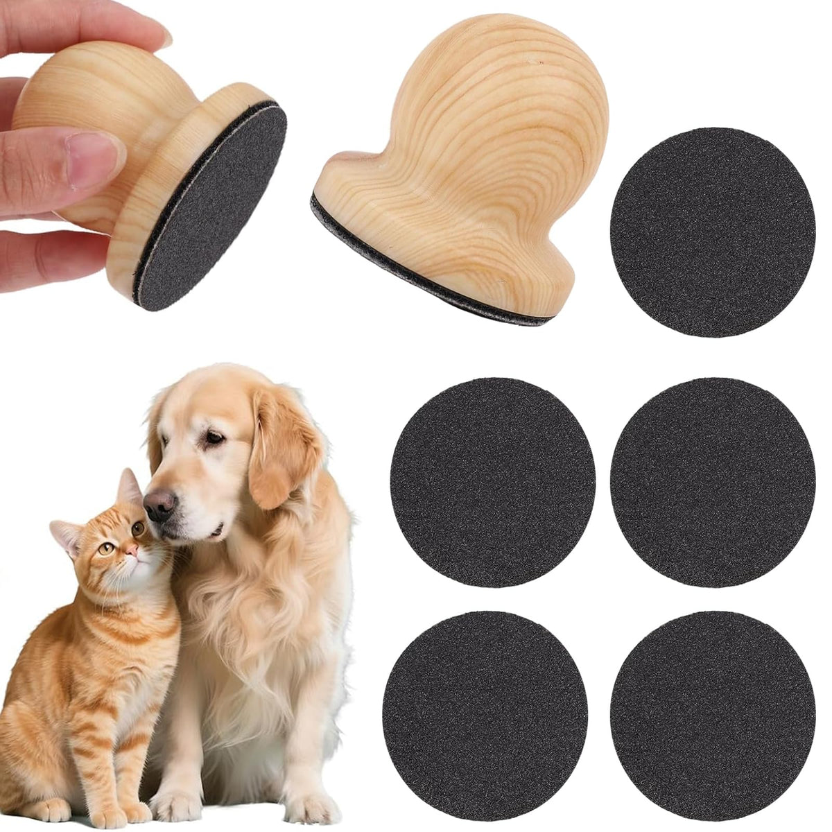 Dog Nail File with 6 Pcs Filing Disc V684113