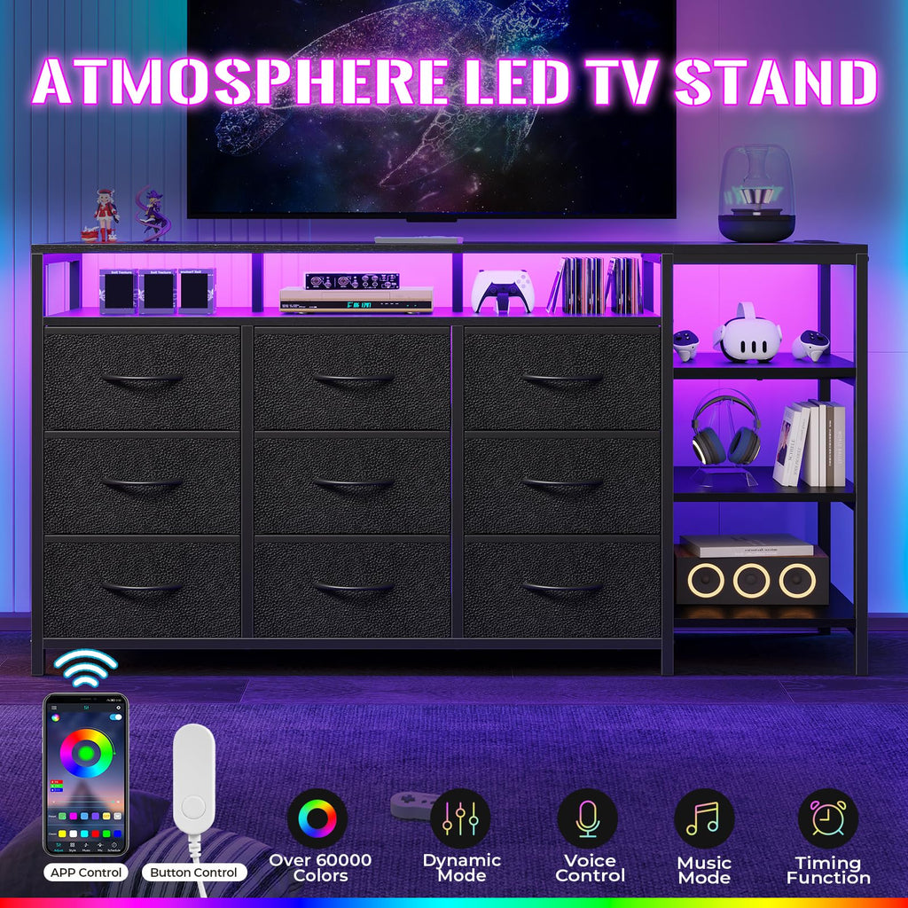 Black TV Stand E233