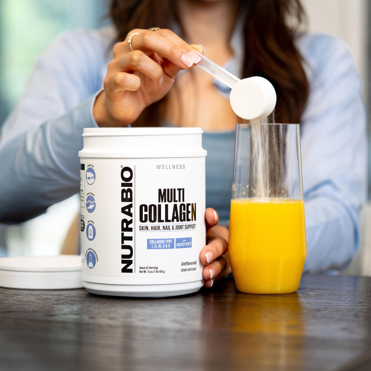Hydrolyzed Grass-Fed Unflavored Collagen Powder 40 Servings D449444