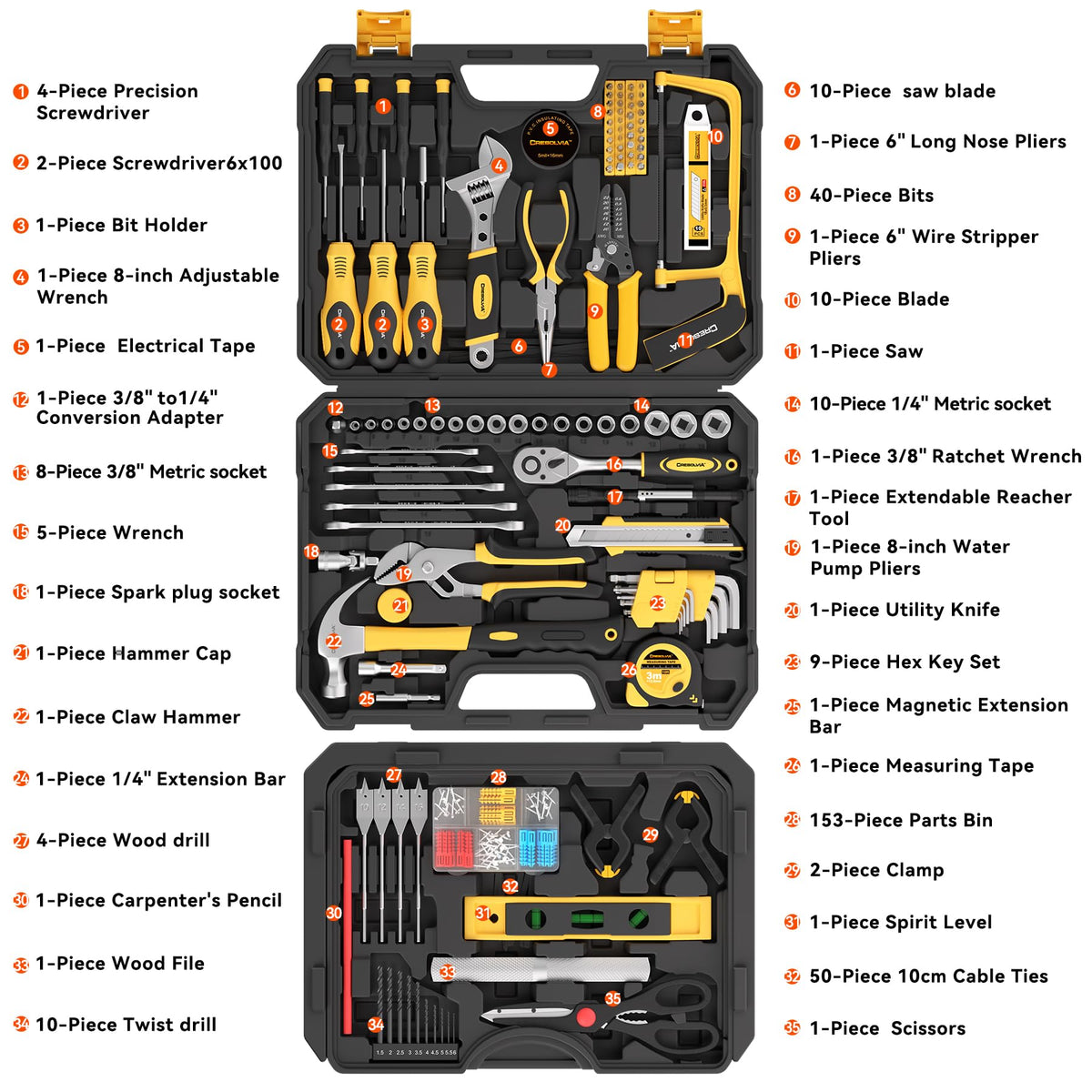 339 Piece Tool Set Y34798