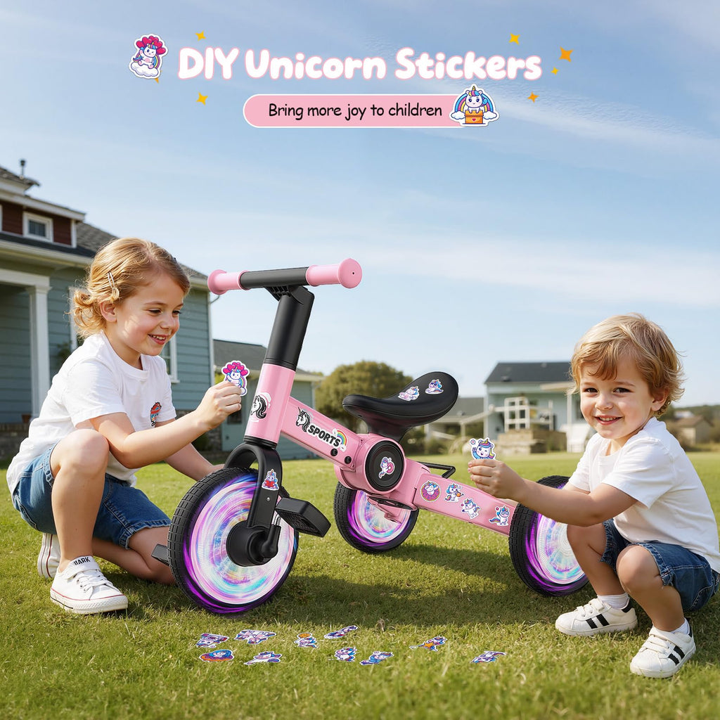 3 in 1 Toddler Balance Bike with Removable Pedals D20674