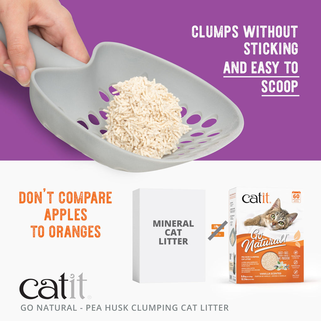 Pea Husk Clumping Cat Litter 12.3 lb Pack of 2 W279265