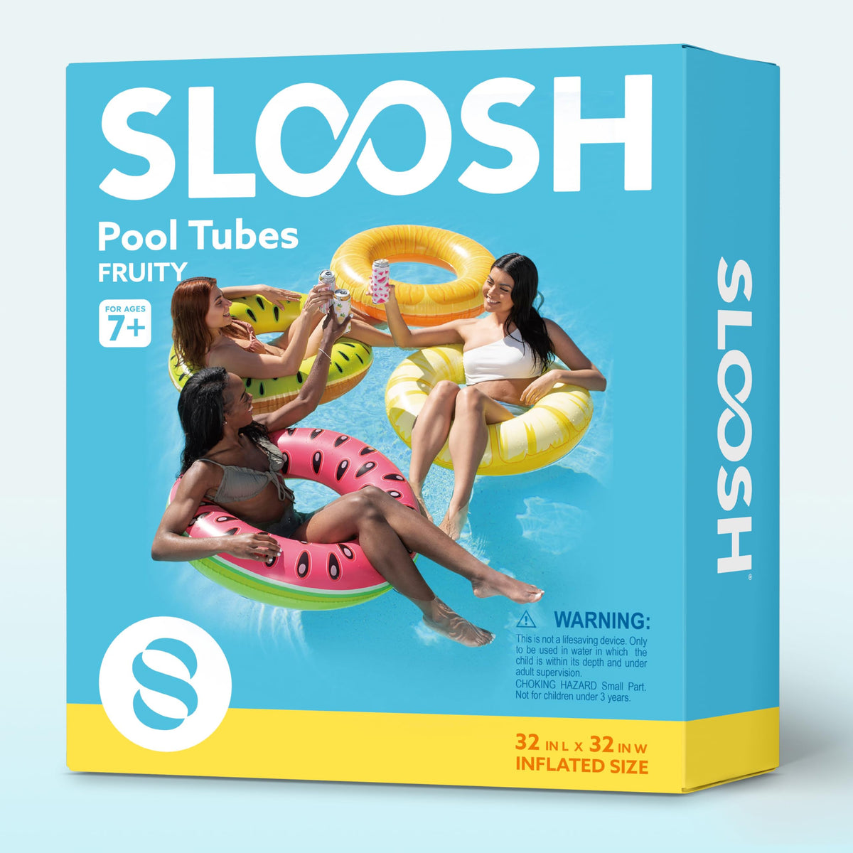 4 Pack Inflatable Pool Floats N702