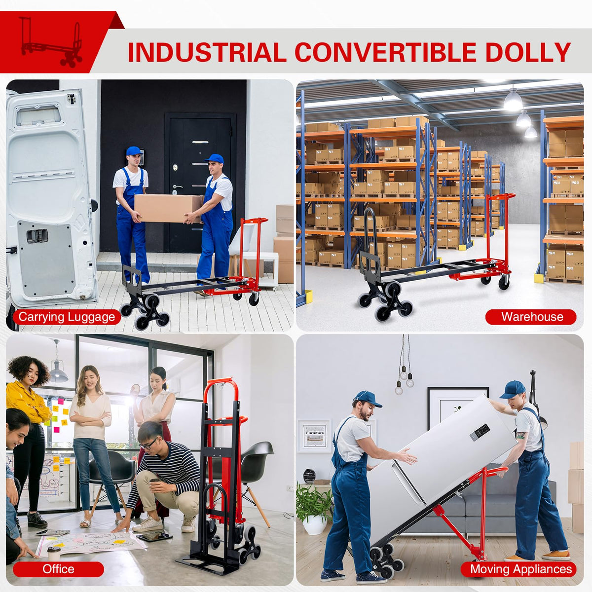 Stair Climbing Dolly Cart with Wheels F263653