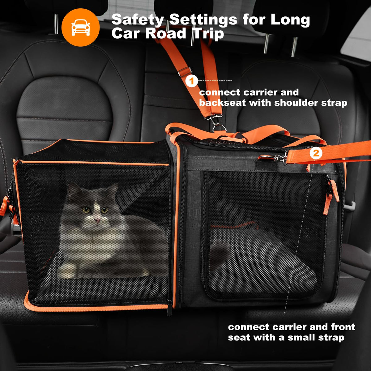 Expandable Large Cat Carrier K846