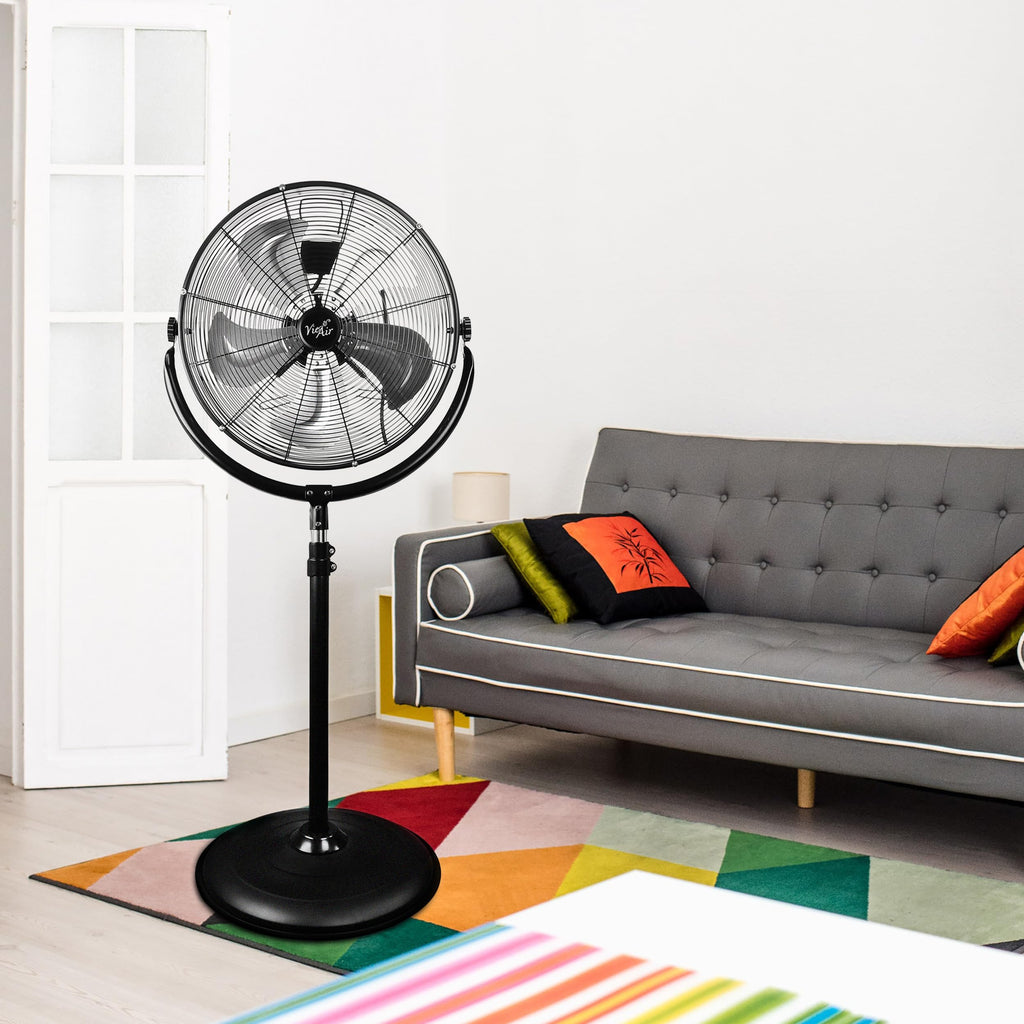 20" Industrial High Velocity Tilting Pedestal Drum Fan K526