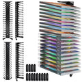 Anti-Drop CD Storage Shelf Wall Mount 4 Pack T9058