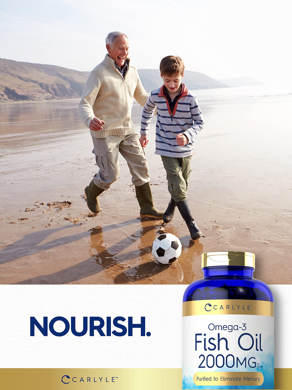 Fish Oil Omega 3 Supplements 2000mg 320 Softgels EPA & DHA E2522