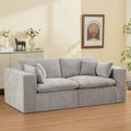 Light Grey Chenille Modular Sectional Sofa O2050