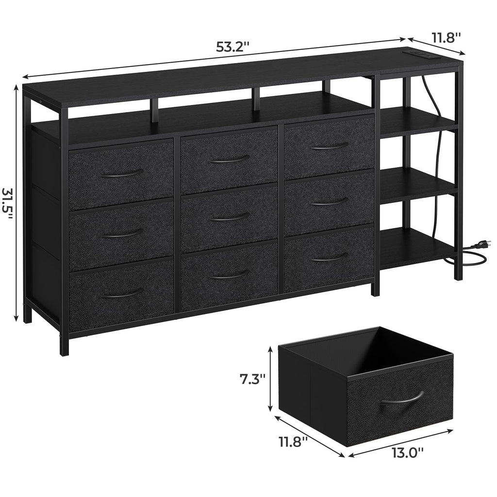 Black TV Stand E233