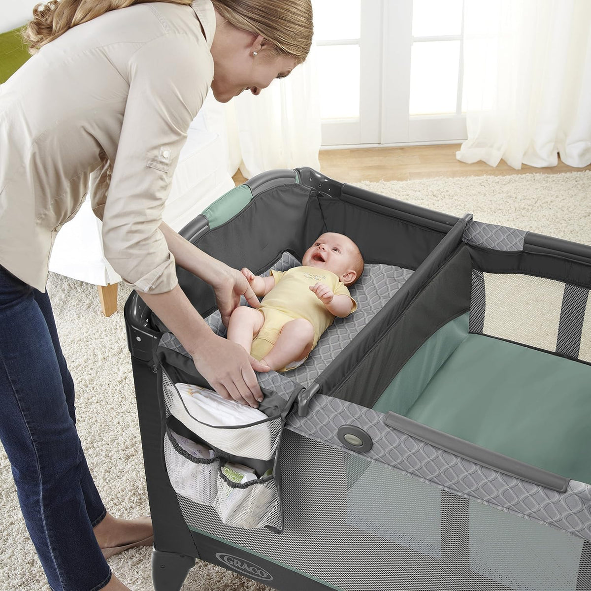 Pack and Play Playard with Portable Changing Station L8101