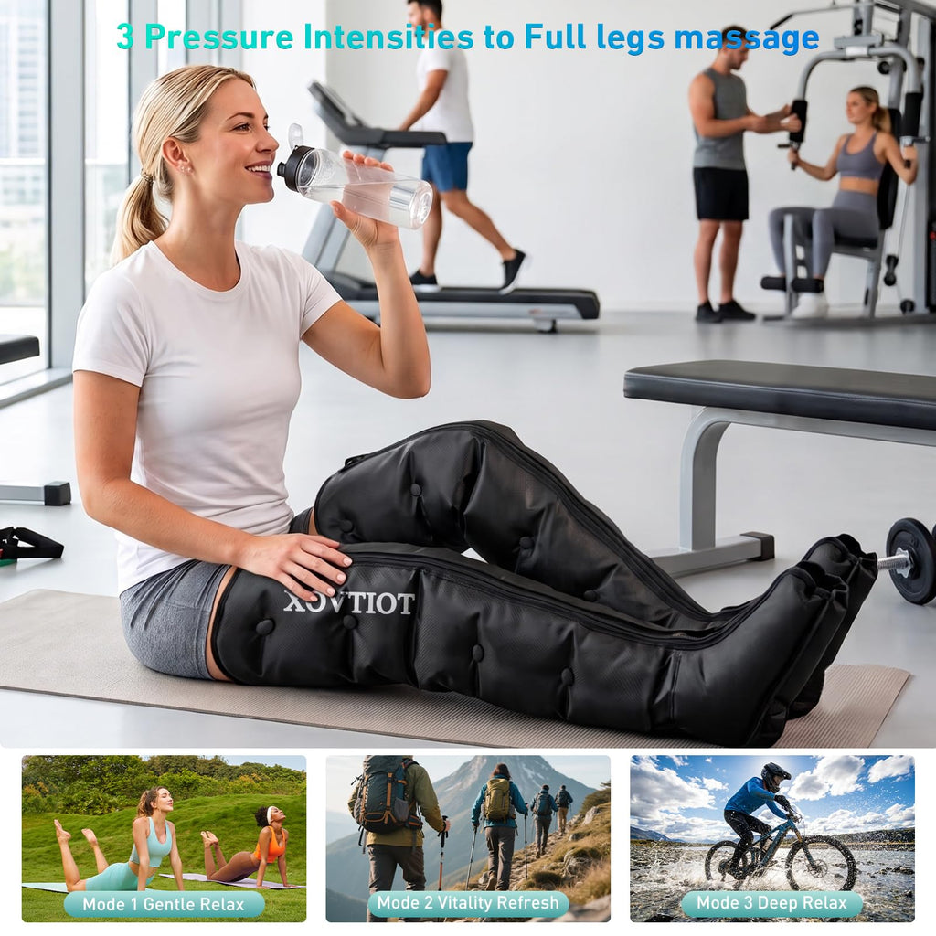 Air Compression Leg Massager with 6 Modes 3 Pressure Levels Q17712