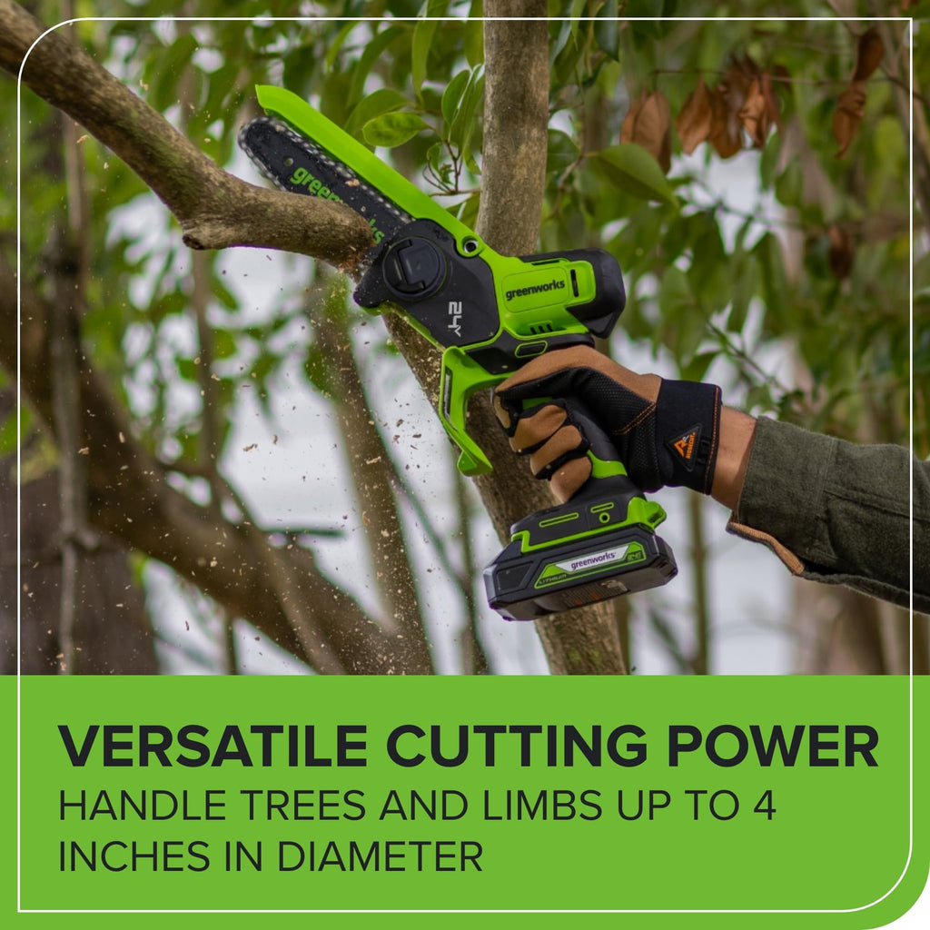 24V 6 in Mini Pruning Chainsaw L1524