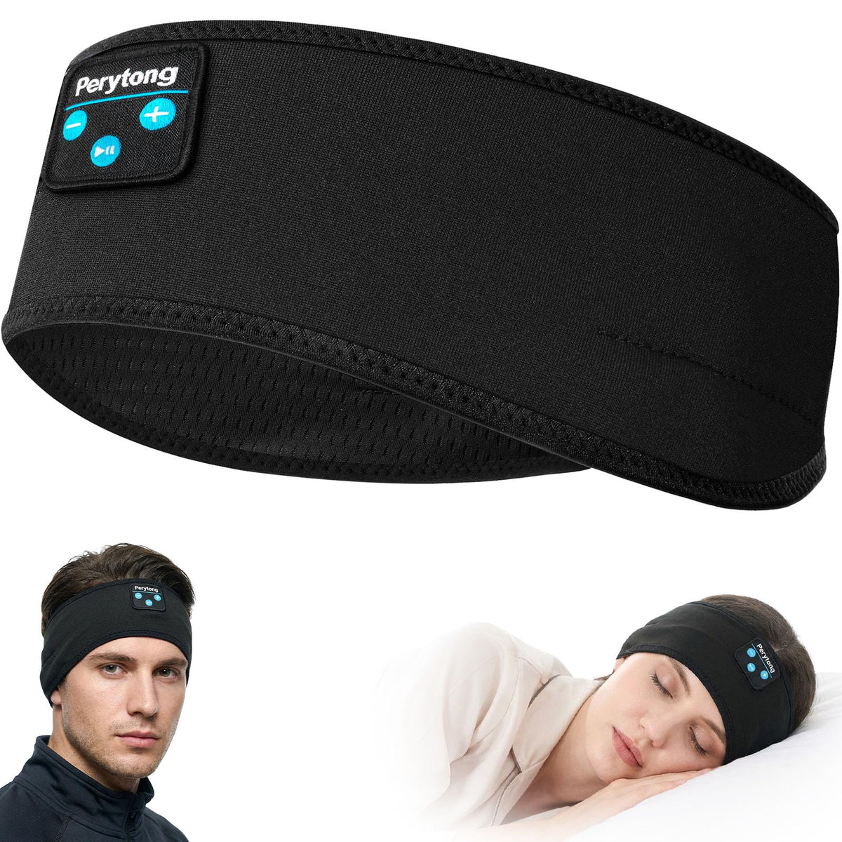 Bluetooth Sleep Headphones with Ultra-Thin Stereo Speakers Y6899