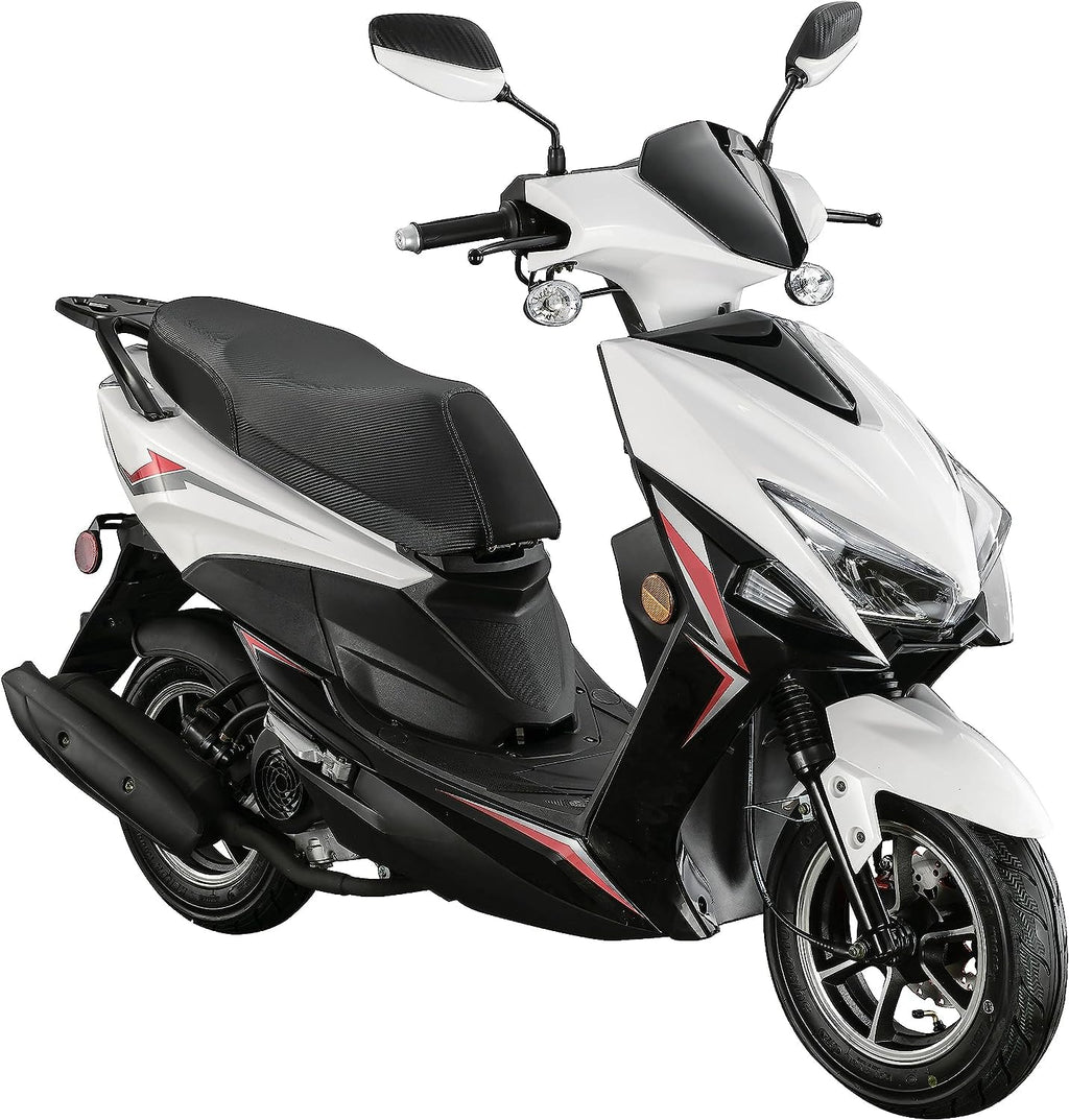 150cc Gas Automatic Scooter Moped with 10" Aluminum Wheels U6857