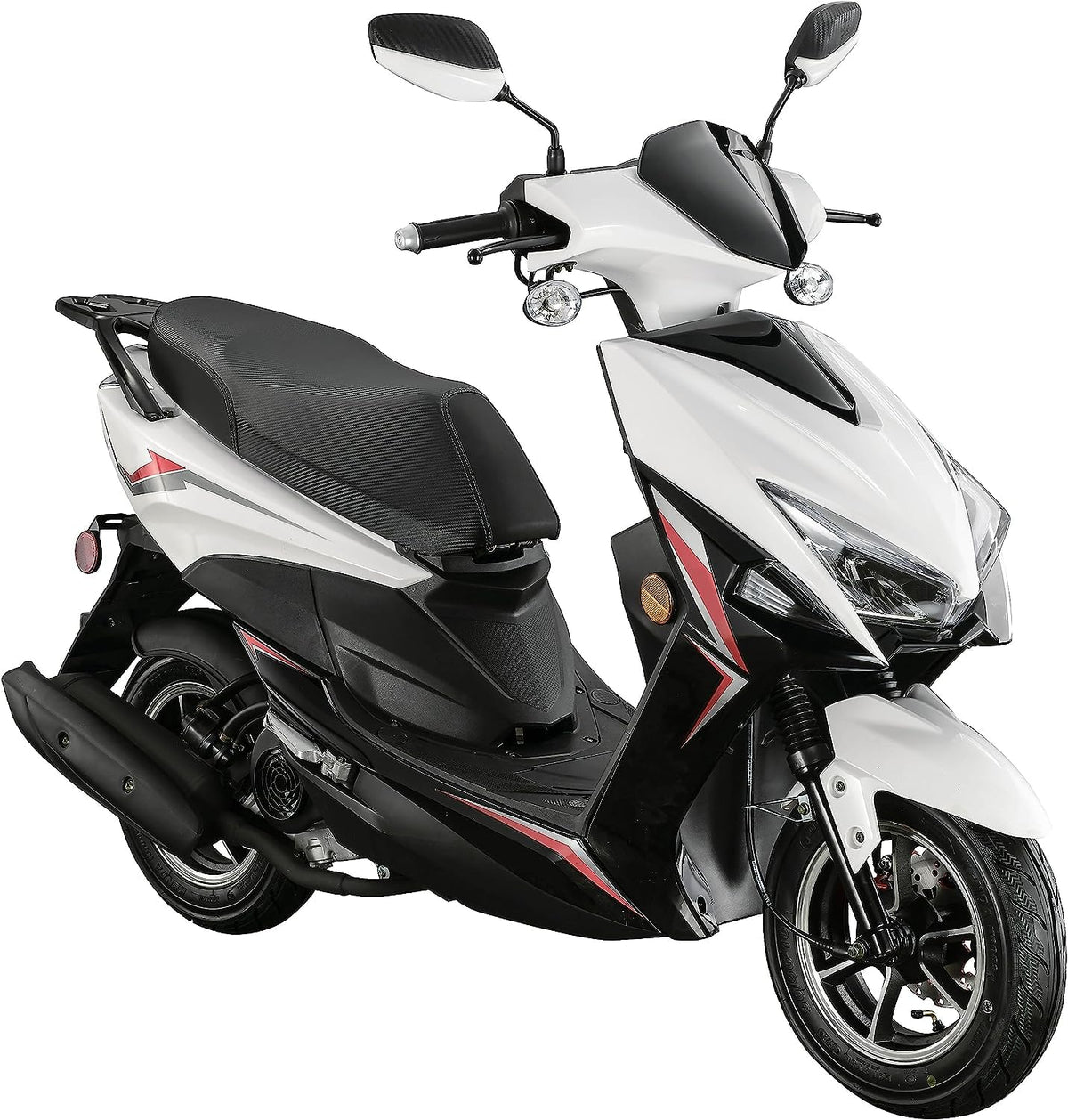 150cc Gas Automatic Scooter Moped with 10" Aluminum Wheels U6857