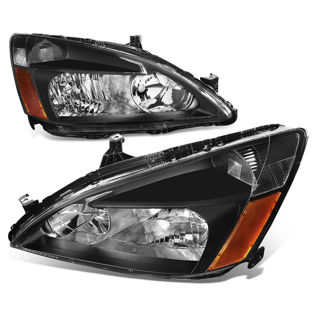 Black Housing Amber Corner Headlights Assembly A639