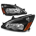 Black Housing Amber Corner Headlights Assembly A639