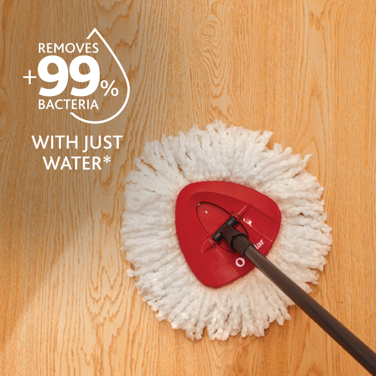 Microfiber Spin Mop & Bucket Floor Cleaning System with 2 Refills U741566