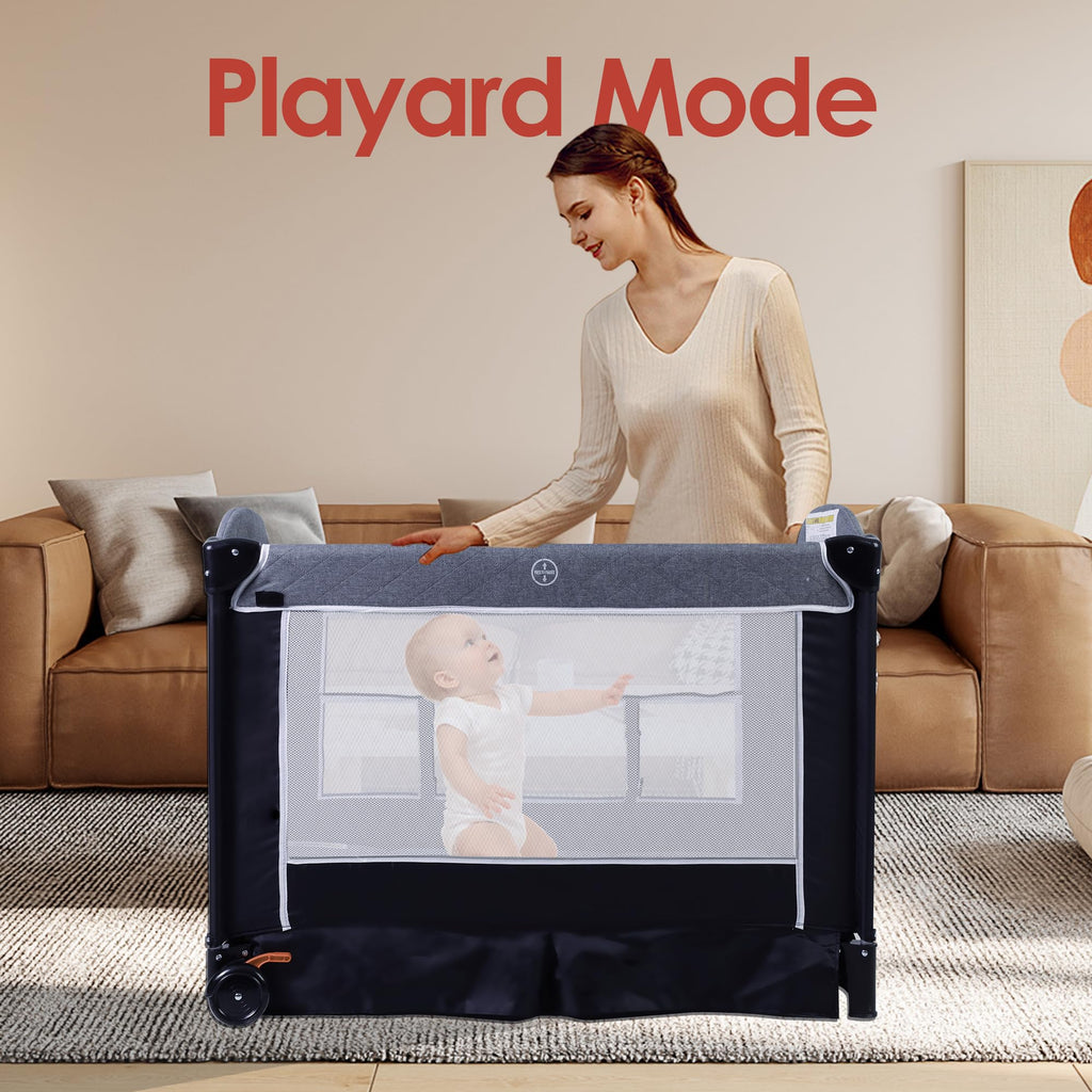 4 in 1 Portable Playard Baby Bassinet Q62628