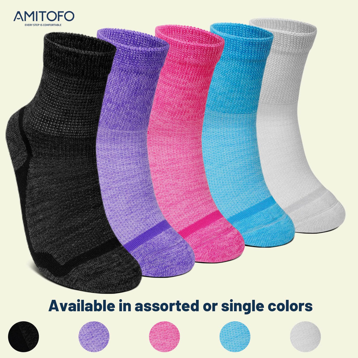 Bamboo Viscose Diabetic Socks W12524